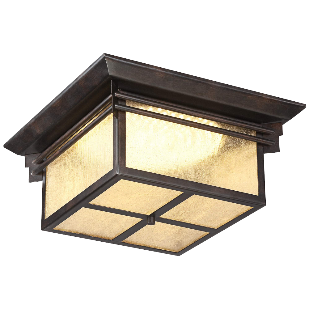 Hickory Point 15wide Led Outdoor Ceiling Light