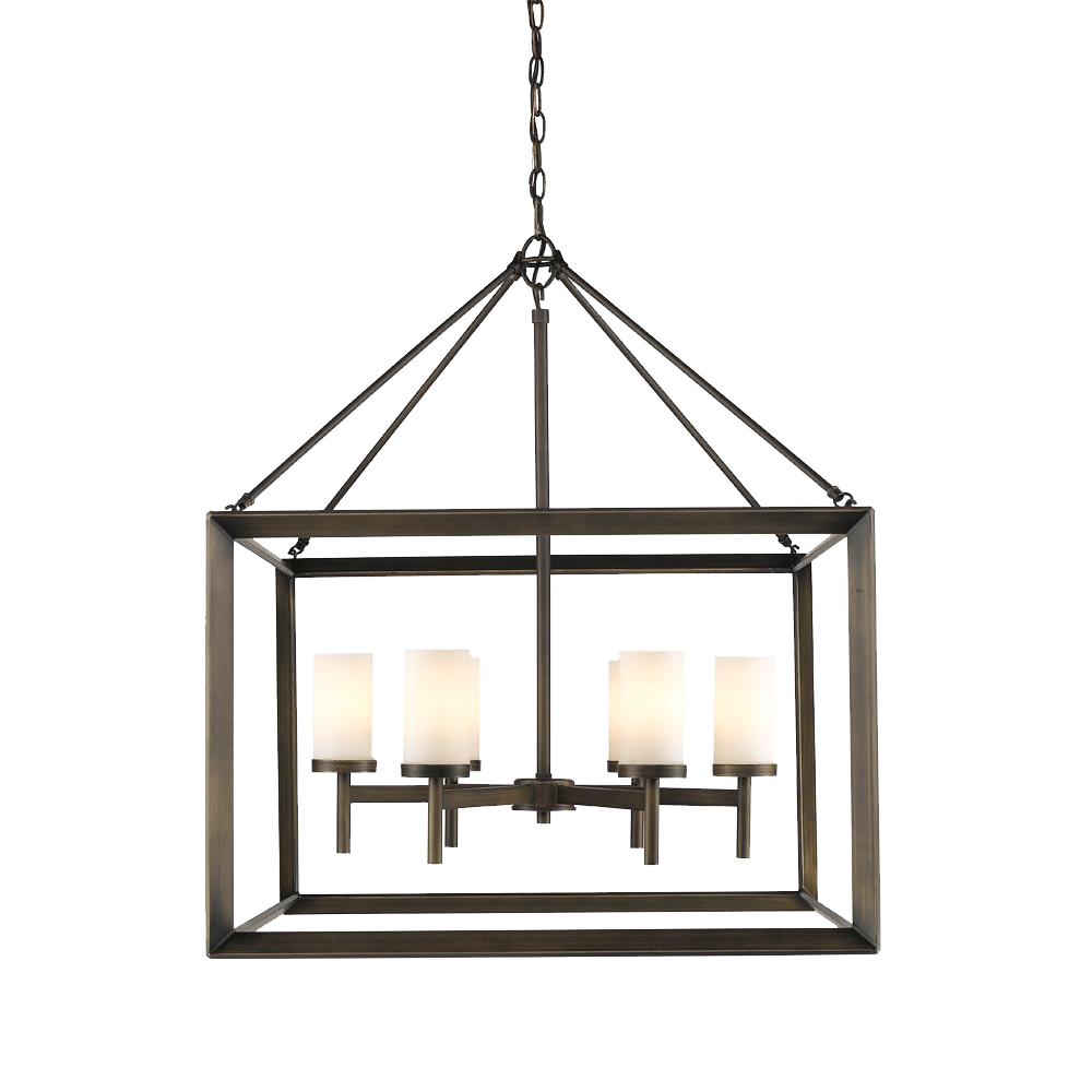 Golden Lighting 2073 6 Smyth 6 Light Chandelier