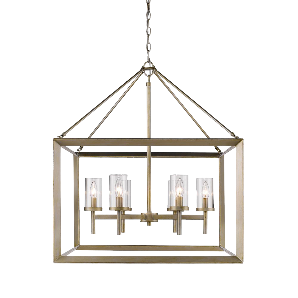 Golden Lighting 2073 6 Smyth 6 Light Chandelier