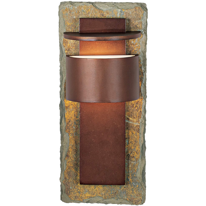 Kembra Slate Copper 19high Outdoor Wall Sconce