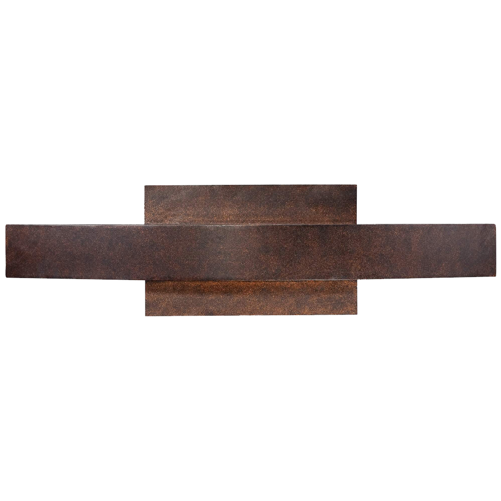 Possini Euro Coppered Arch Indoor Outdoor Led Wall Sconce